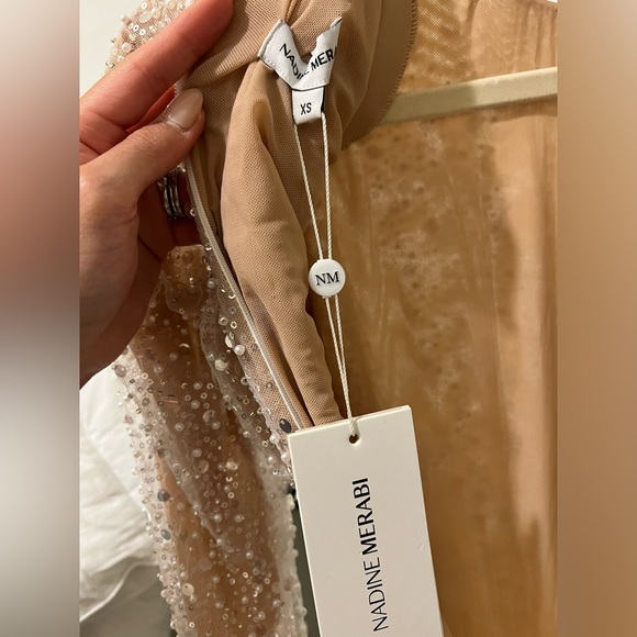 NWT Nadine Merabi Amelia White Jumpsuit - Picture 5 of 7